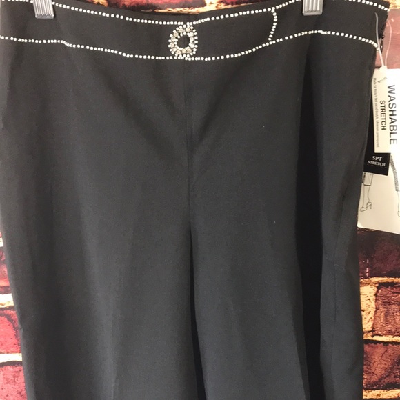 Larry Levine career Crop Washable Stretch Size 6 - Picture 3 of 8